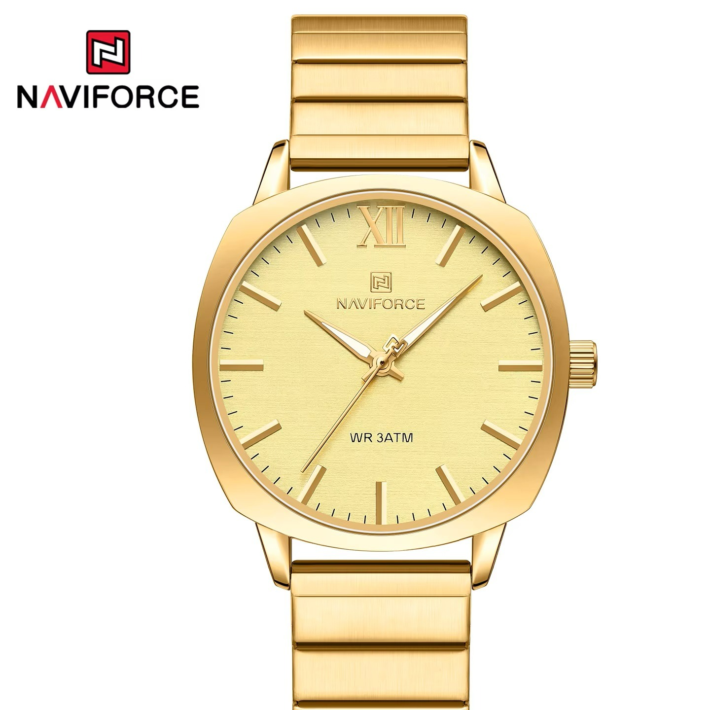 ساعت مچی زنانه نیوی فورس مدل NAVIFORCE 5044 طلایی