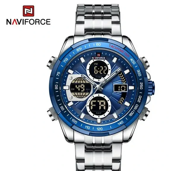 ساعت مچی مردانه نیوی فورس استیل مدل Naviforce 9197 آبی