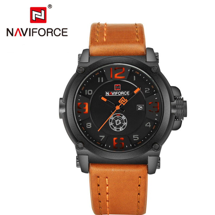 ساعت مچی مردانه نیوی فورس مدل NAVIFORCE 9099 نارنجی