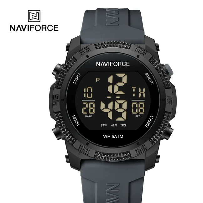 ساعت مچی مردانه نیوی فورس مدل NAVIFORCE 7104 خاکستری