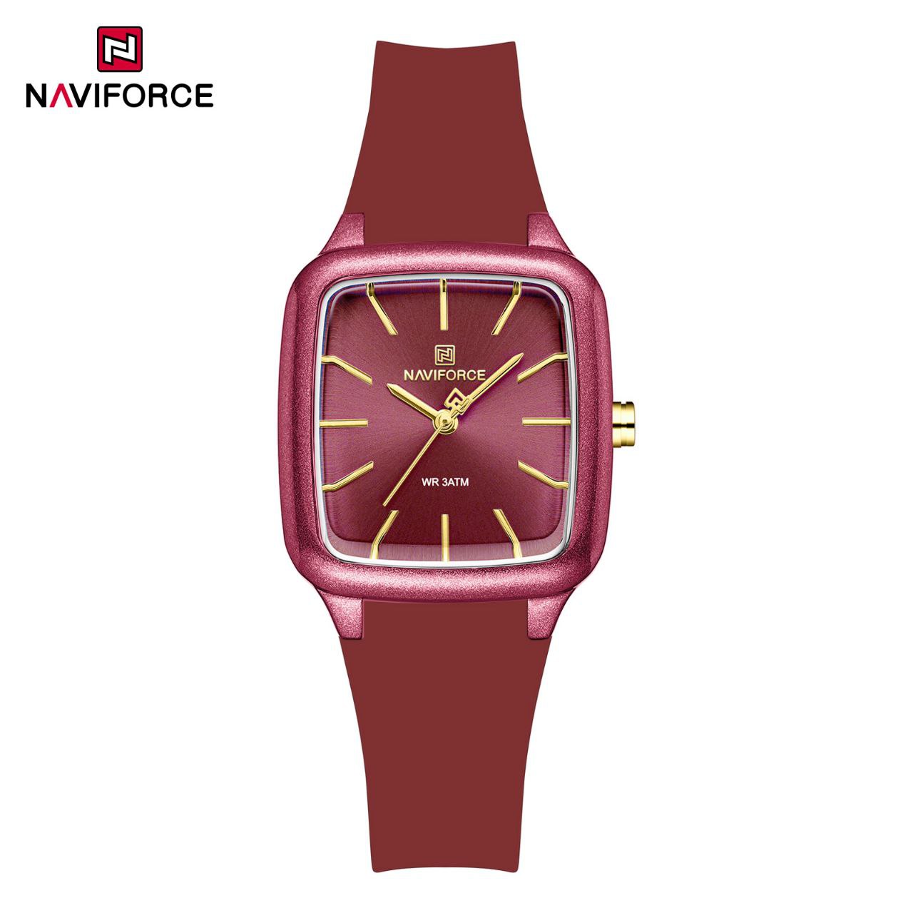 ساعت مچی زنانه نیوی فورس مدل NAVIFORCE 5055 قرمز