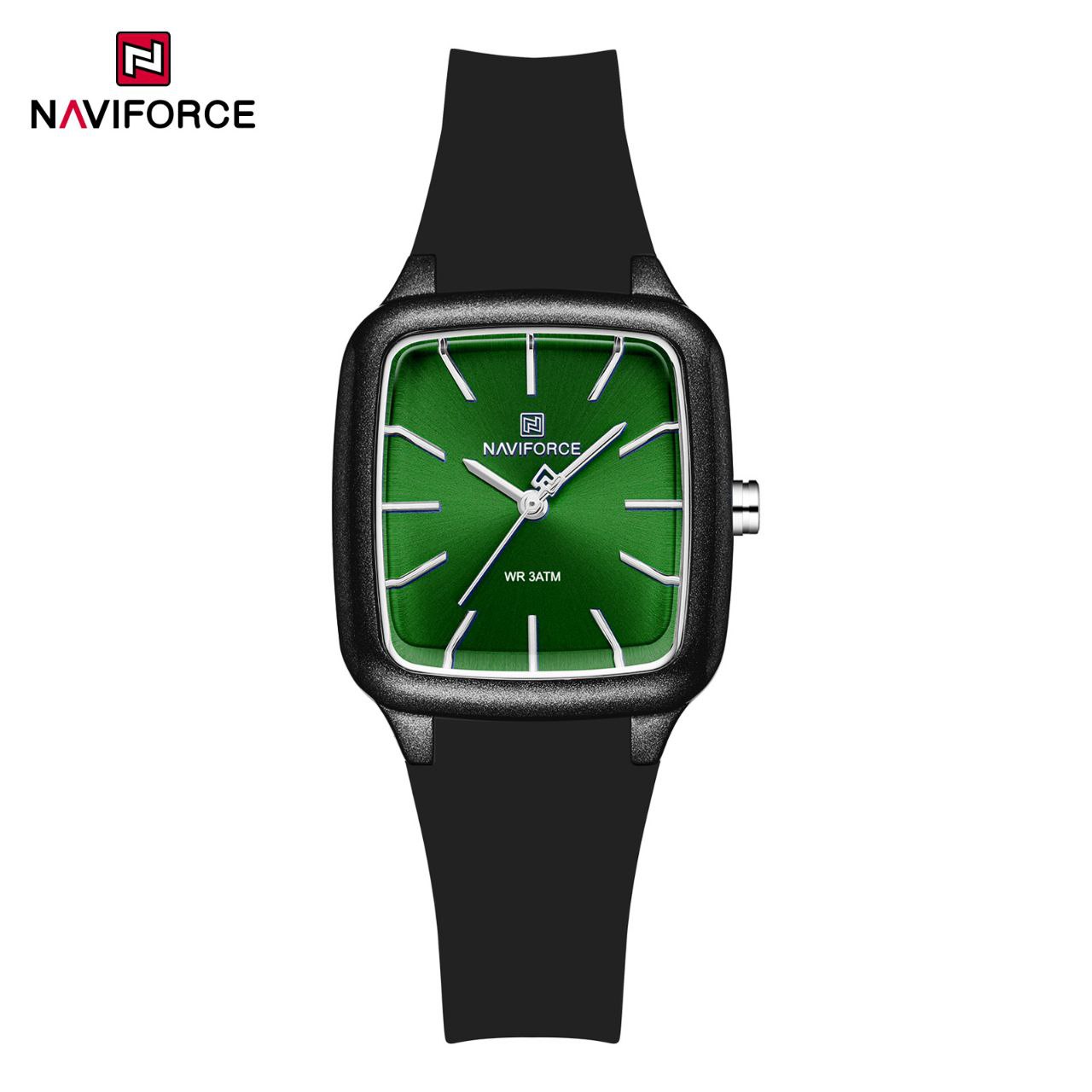 ساعت مچی زنانه نیوی فورس مدل NAVIFORCE 5055 مشکی سبز