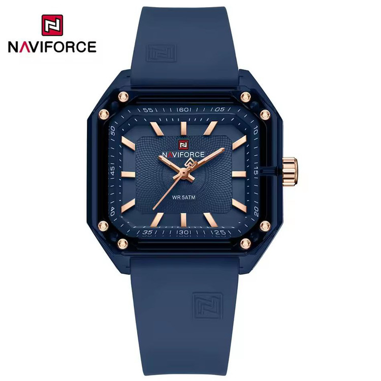 ساعت مچی زنانه نیوی فورس مدل NAVIFORCE 7106 آبی