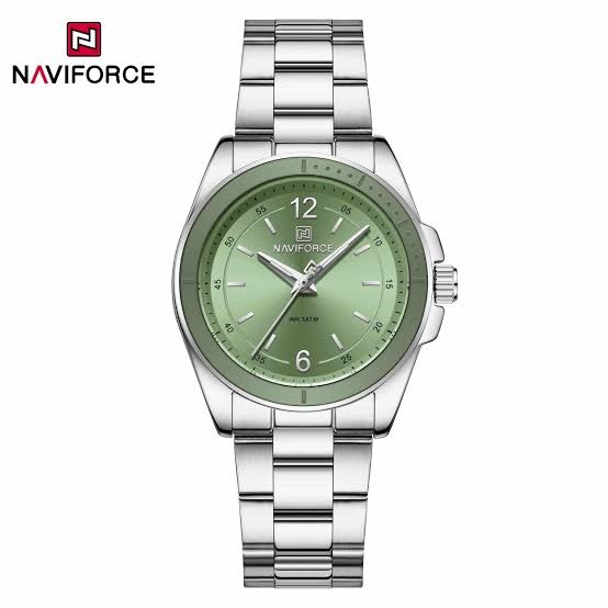 ساعت مچی زنانه نیوی فورس مدل NAVIFORCE 5062 نقره ای سبز