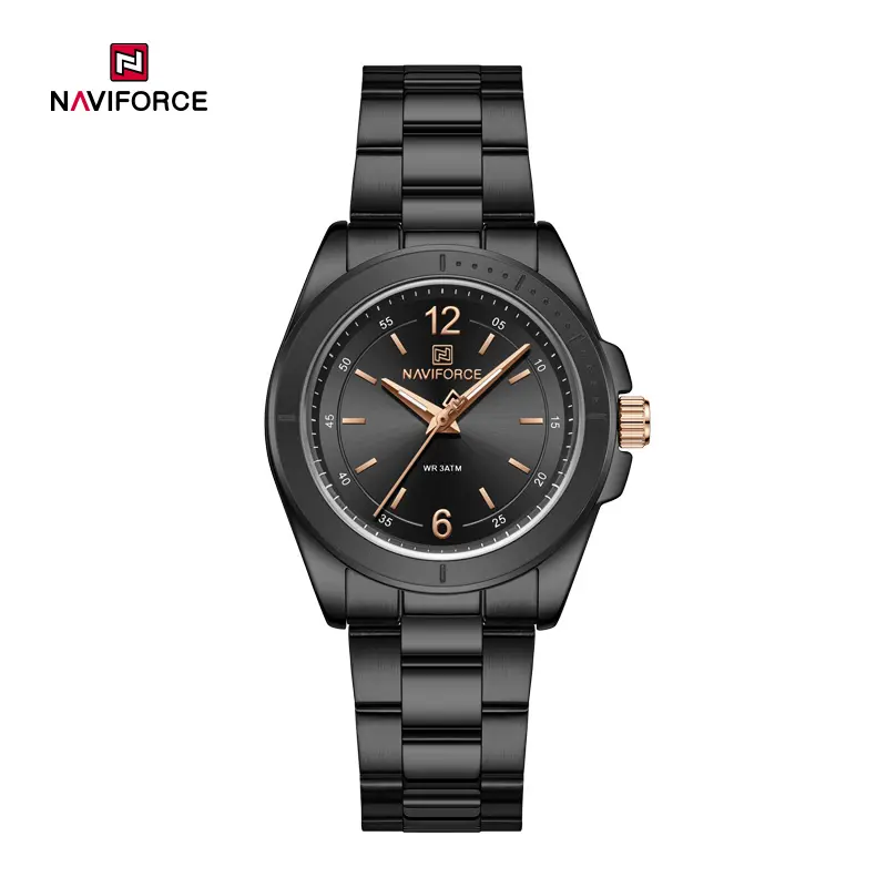 ساعت مچی زنانه نیویفورس مدل NAVIFORCE 5062 مشکی