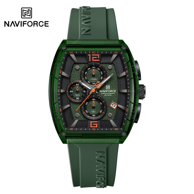 ساعت مچی مردانه نیوی فورس مدل NAVIFORCE 6101 سبز