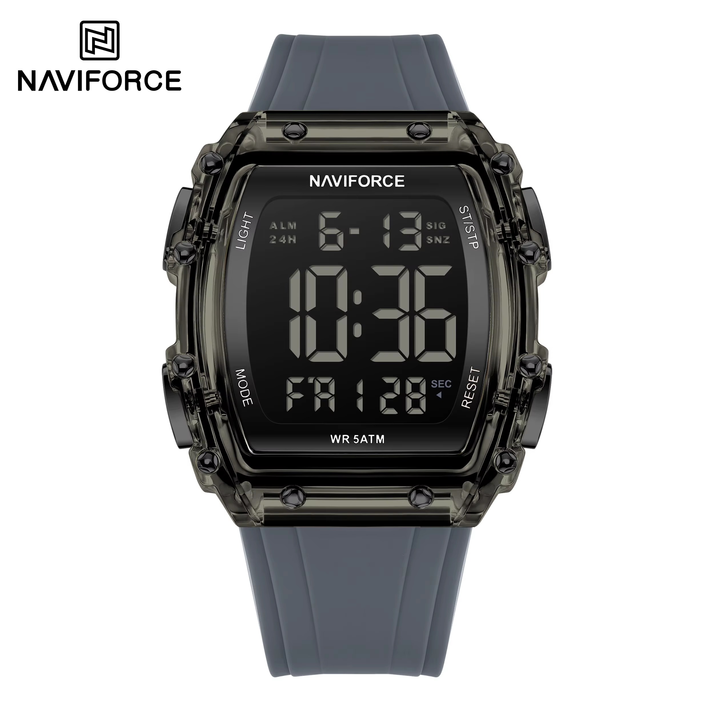 ساعت مچی مردانه نیوی فورس مدل NAVIFORCE 6107 مشکی خاکستری