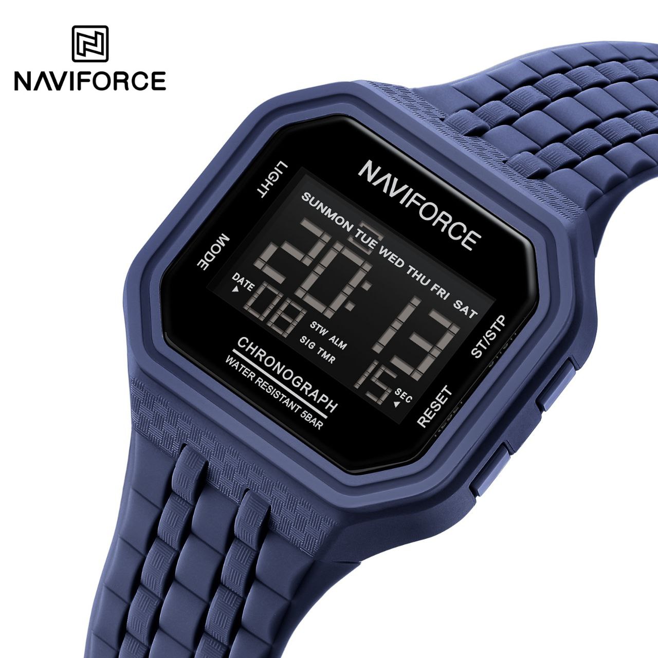 ساعت مچی مردانه مدل NAVIFORCE 7116 ابی تیره
