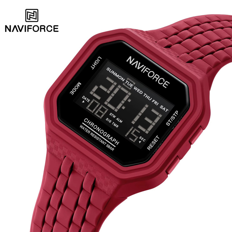 ساعت مچی مردانه نیوی فورس مدل NAVIFORCE 7116 قرمز