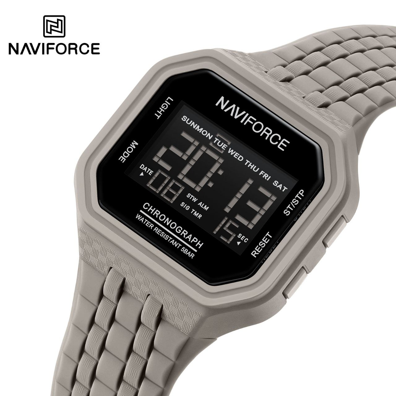 ساعت مچی مردانه نیوی فورس مدل NAVIFORCE 7116 خاکستری