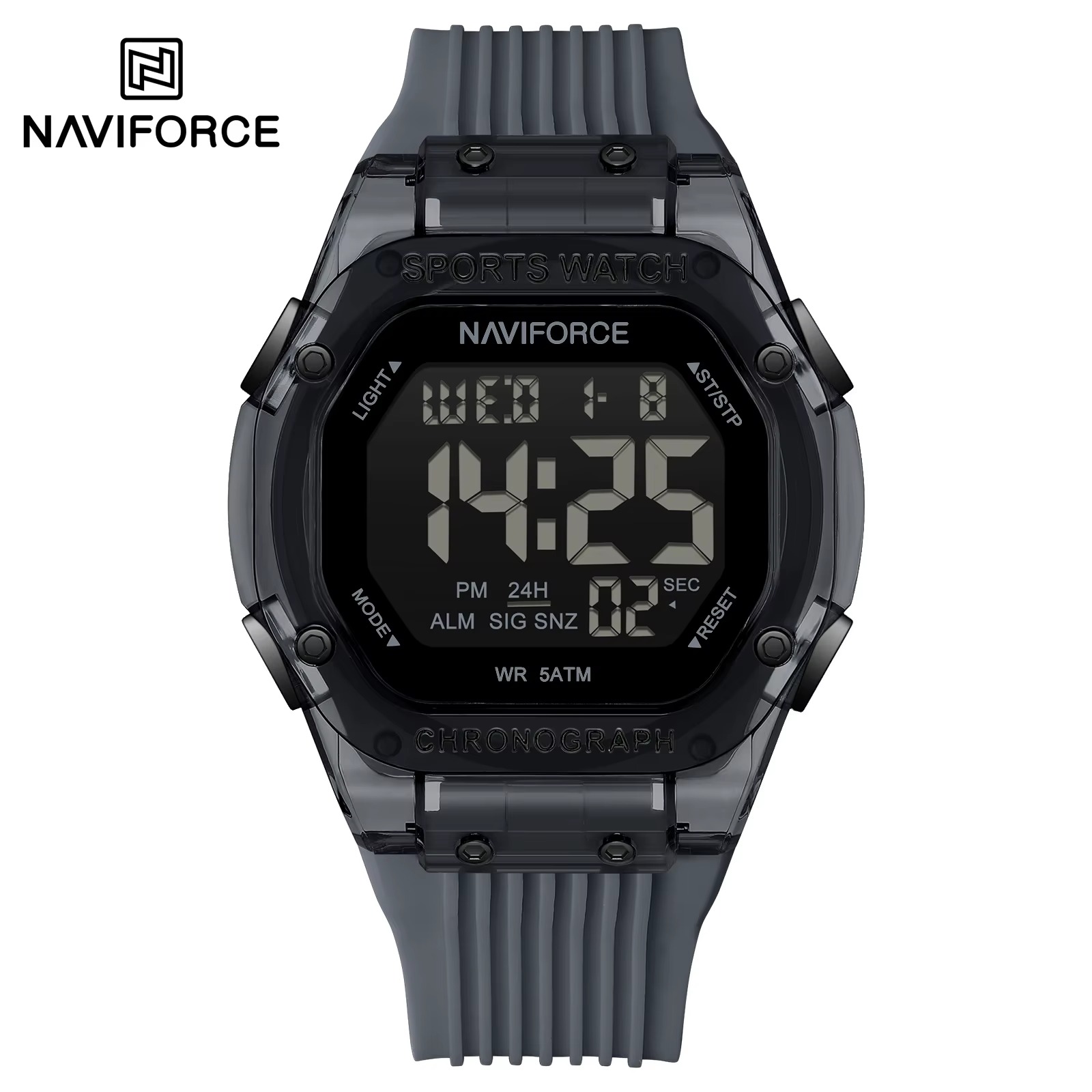 ساعت مچی مردانه ناویفورس مدل Naviforce 7113 خاکستری