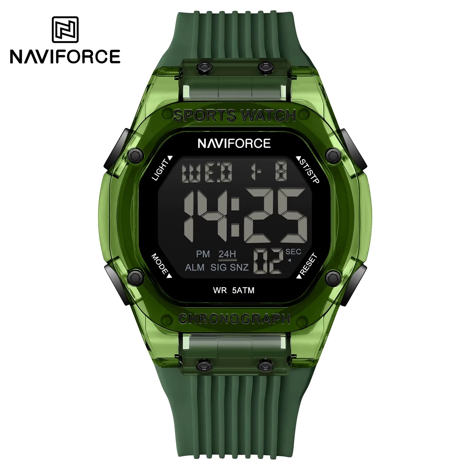 ساعت مچی مردانه ناویفورس مدل Naviforce 7113 سبز