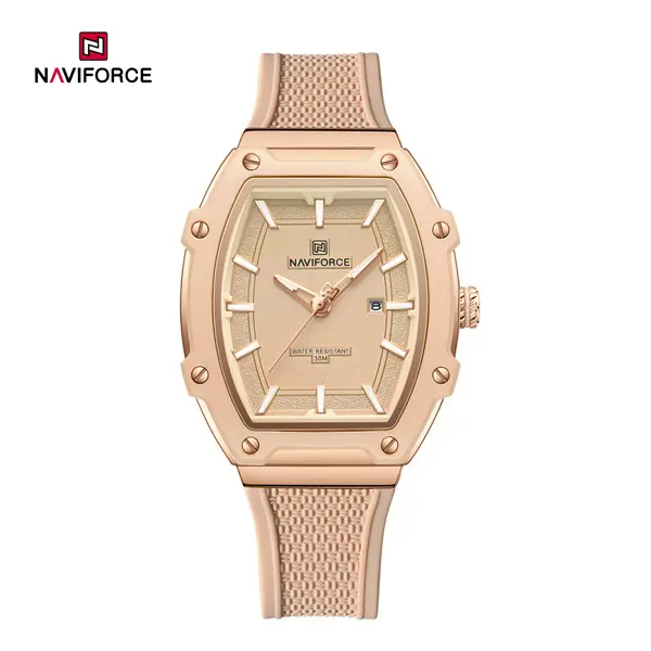 ساعت مچی زنانه مدل NAVIFORCE 8069 رزگلد