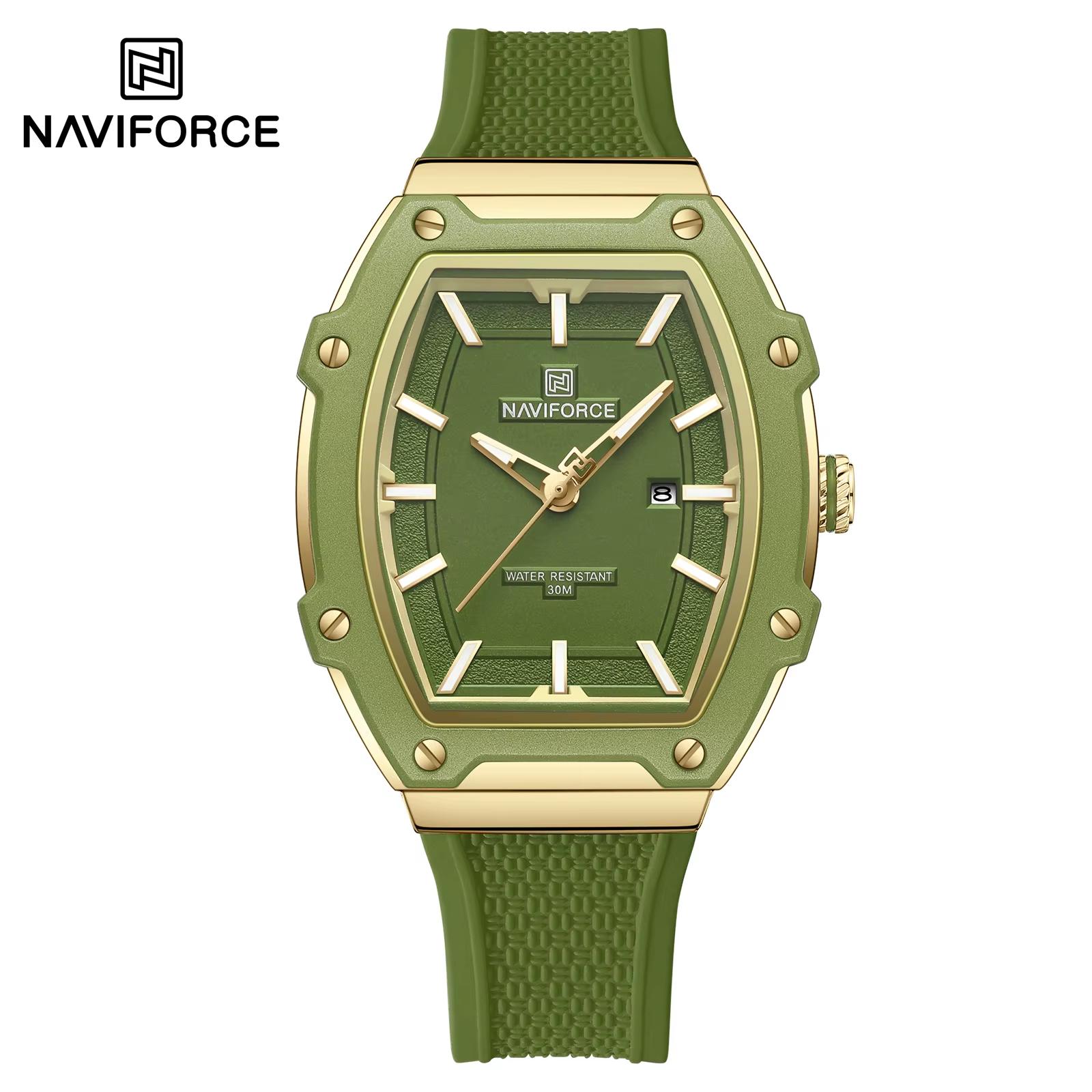 ساعت مچی زنانه مدل NAVIFORCE 8069 سبز