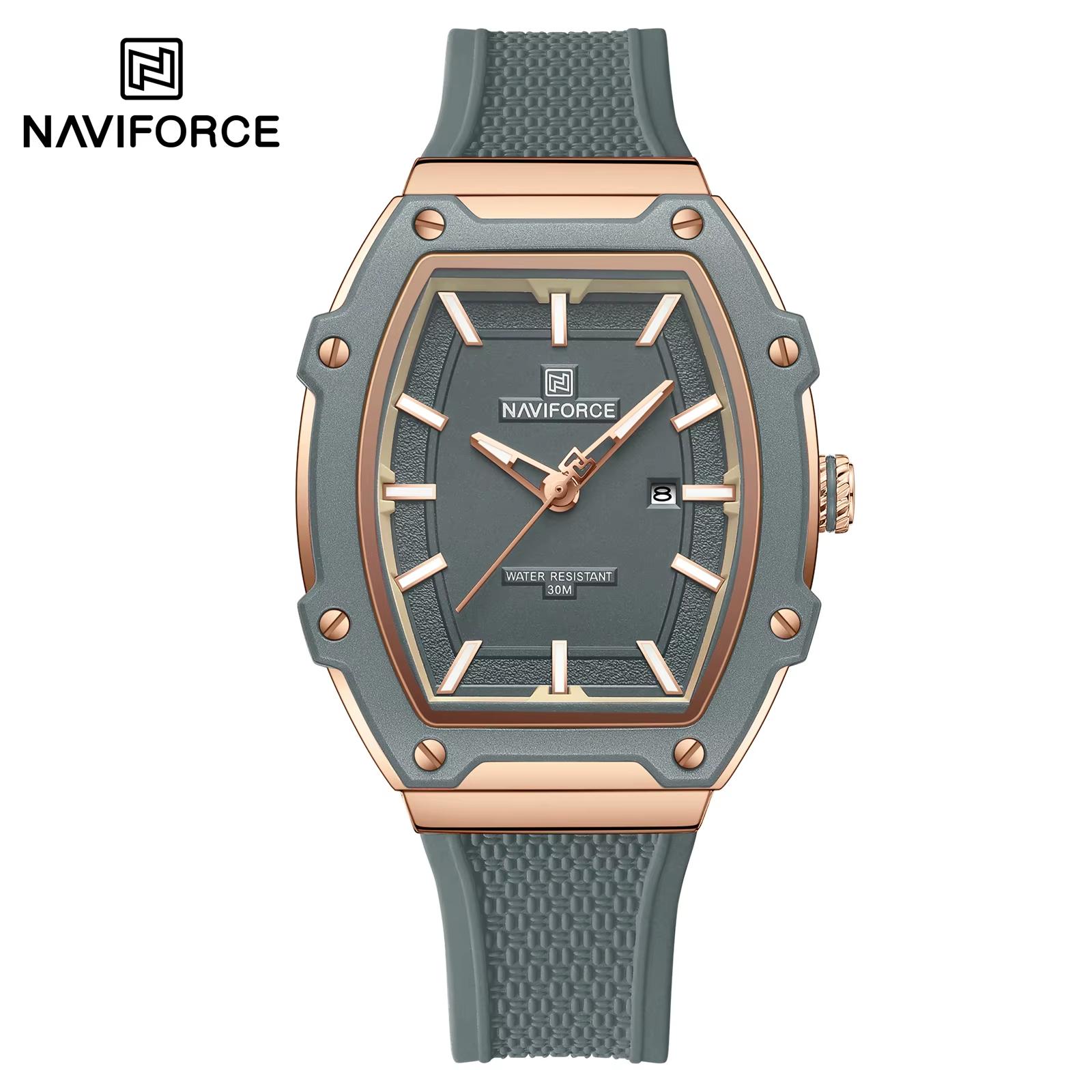 ساعت مچی زنانه مدل NAVIFORCE 8069 خاکستری