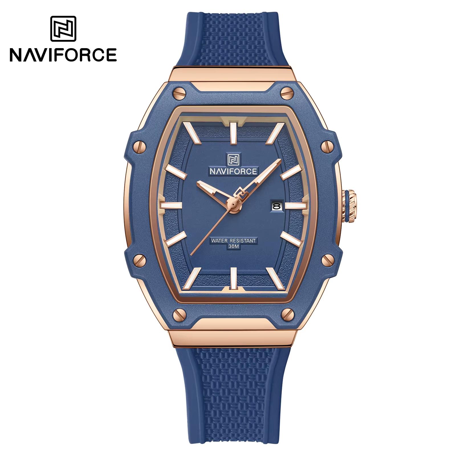 ساعت مچی زنانه مدل NAVIFORCE 8069 آبی