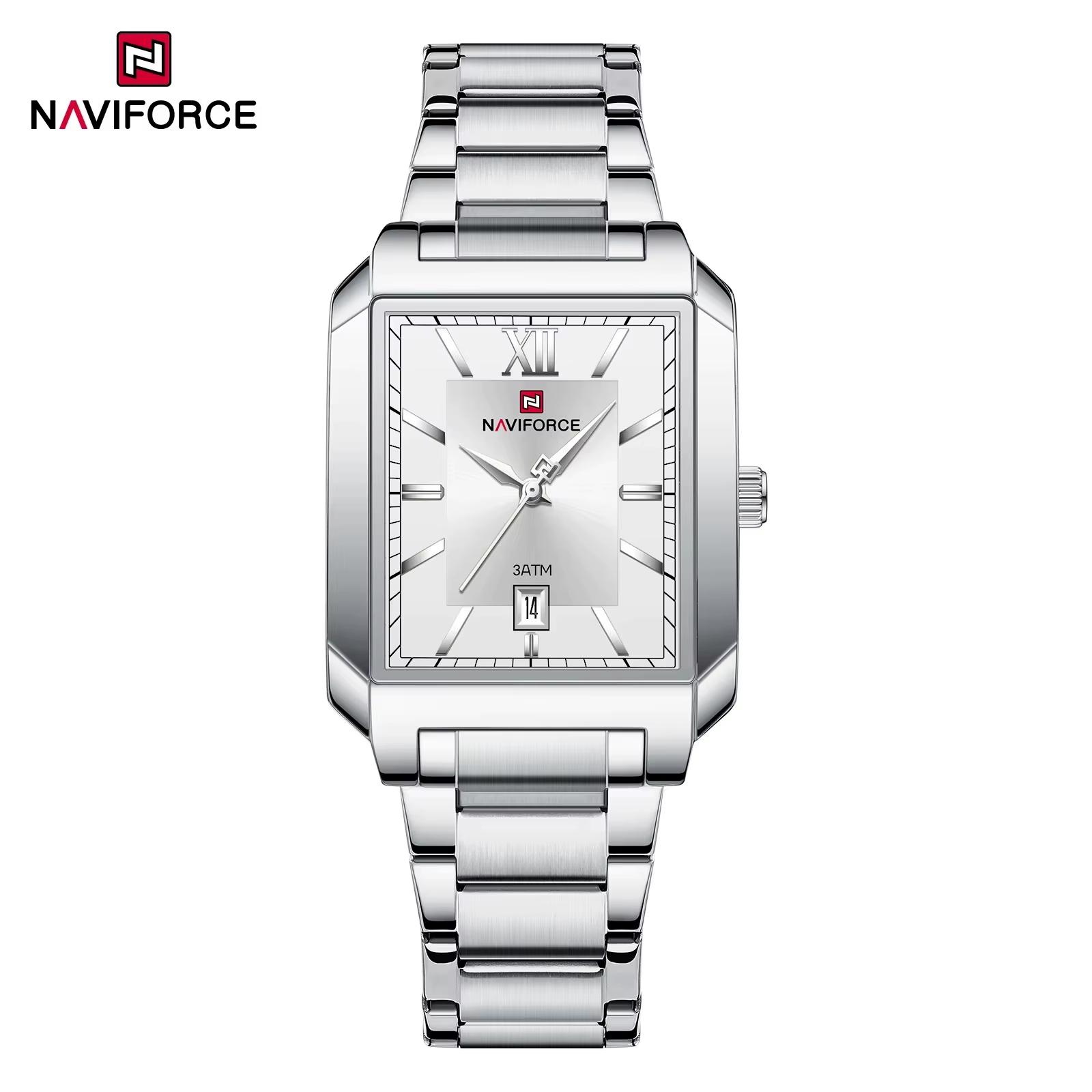 ساعت مچی مردانه نیوی فورس مدل NAVIFORCE 9251 نقره ای سفید