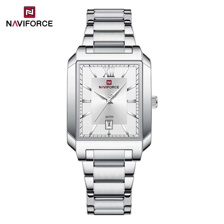 ساعت مچی مردانه نیوی فورس مدل NAVIFORCE 9251 نقره ای سفید