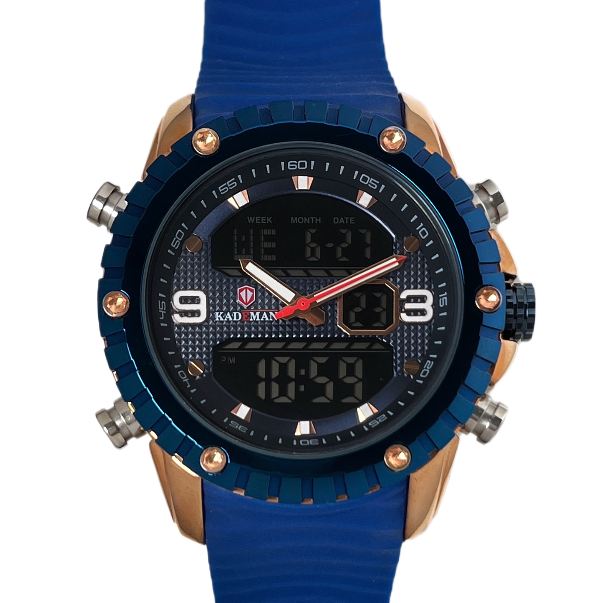 ساعت مچی مردانه استیل کیدمن مدل 7003 KADEMAN آبی