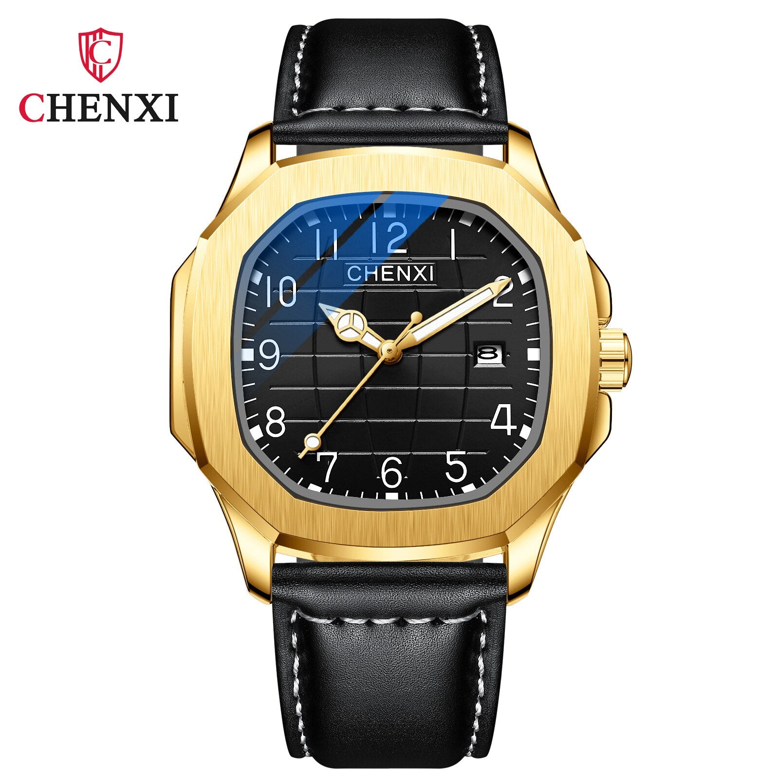 ساعت مچی مردانه چنکسی مدل CHENXI 8213 طلایی مشکی