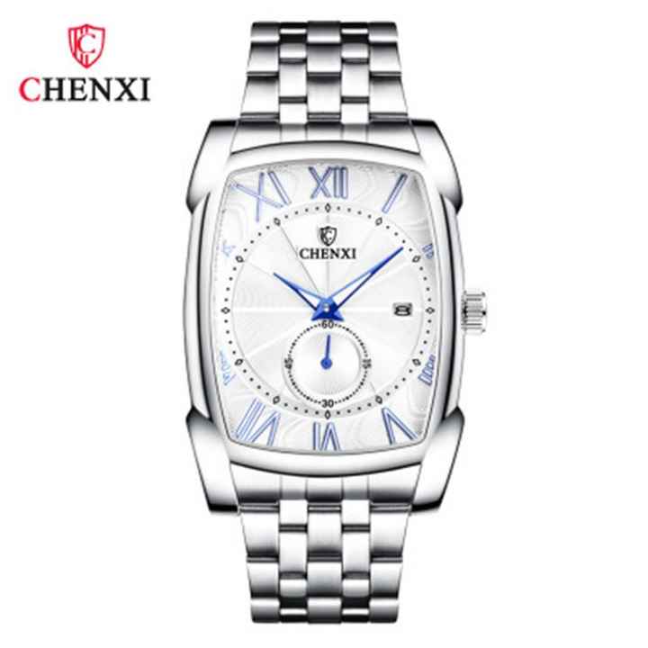 ساعت مچی مردانه چنکسی مدل CHENXI 8209 نقره ای استیل