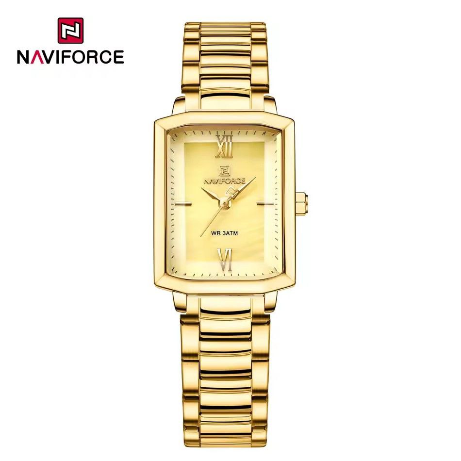 ساعت مچی زنانه نیوی فورس مدل NAVIFORCE 5039 طلایی