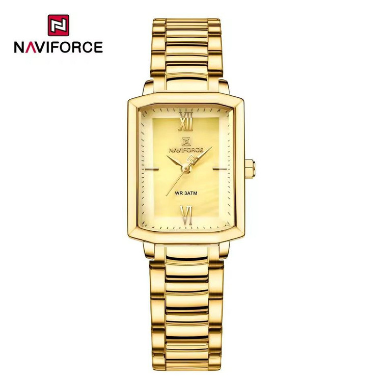 ساعت مچی زنانه نیوی فورس مدل NAVIFORCE 5039 طلایی
