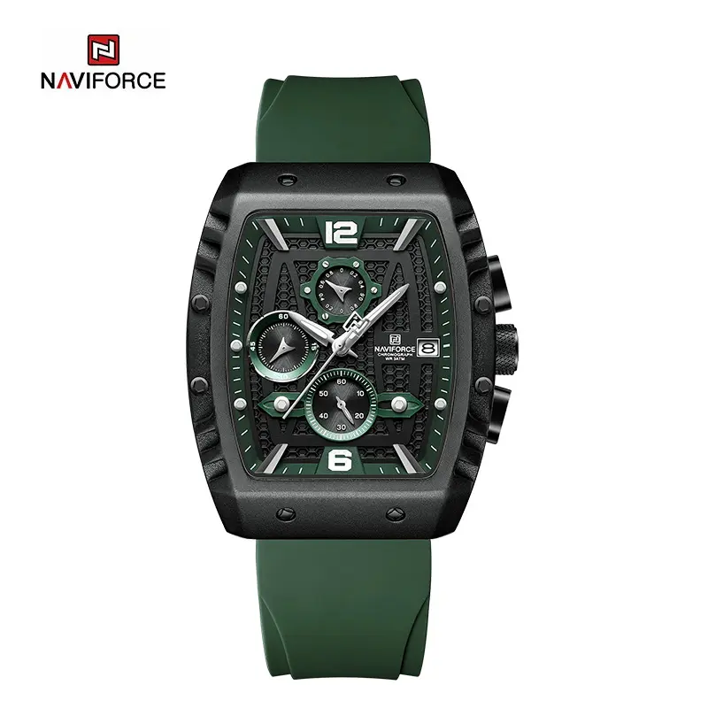 ساعت مچی مردانه نیوی فورس مدل NAVIFORCE 8025 سبز