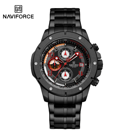 ساعت مچی مردانه نیوی فورس مدل NAVIFORCE 8056 مشکی قرمز