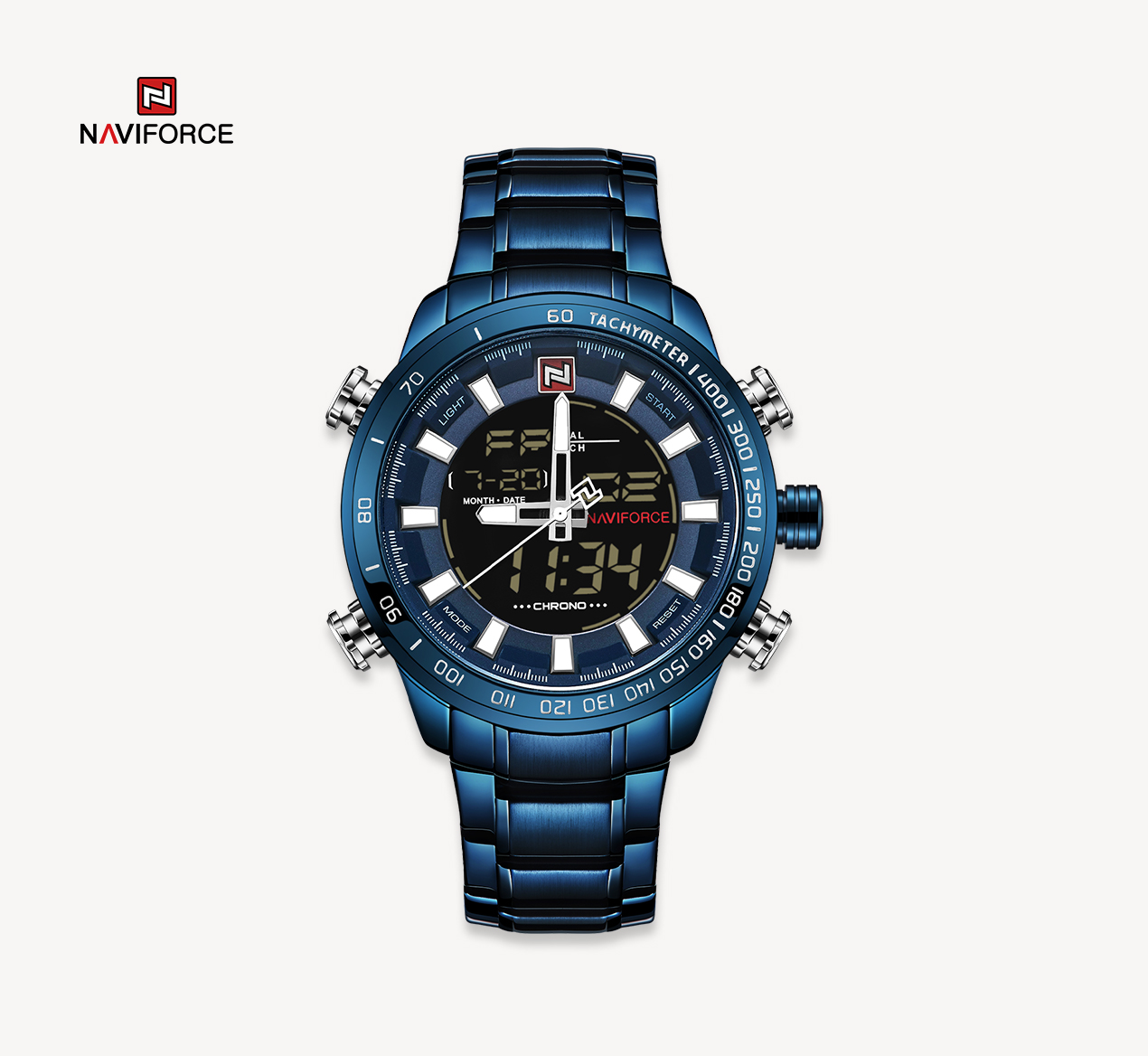 ساعت مچی مردانه نیوی فورس مدل Naviforce 9093 آبی