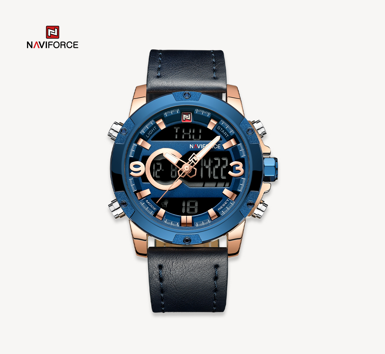 ساعت مچی مردانه نیوی فورس مدل Naviforce 9097 آبی