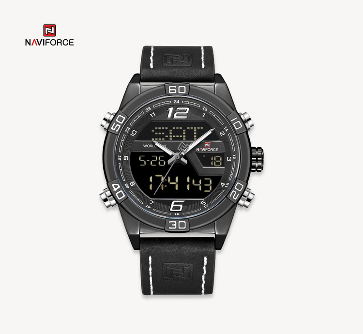 ساعت مچی مردانه نیوی فورس مدل Naviforce 9128 مشکی