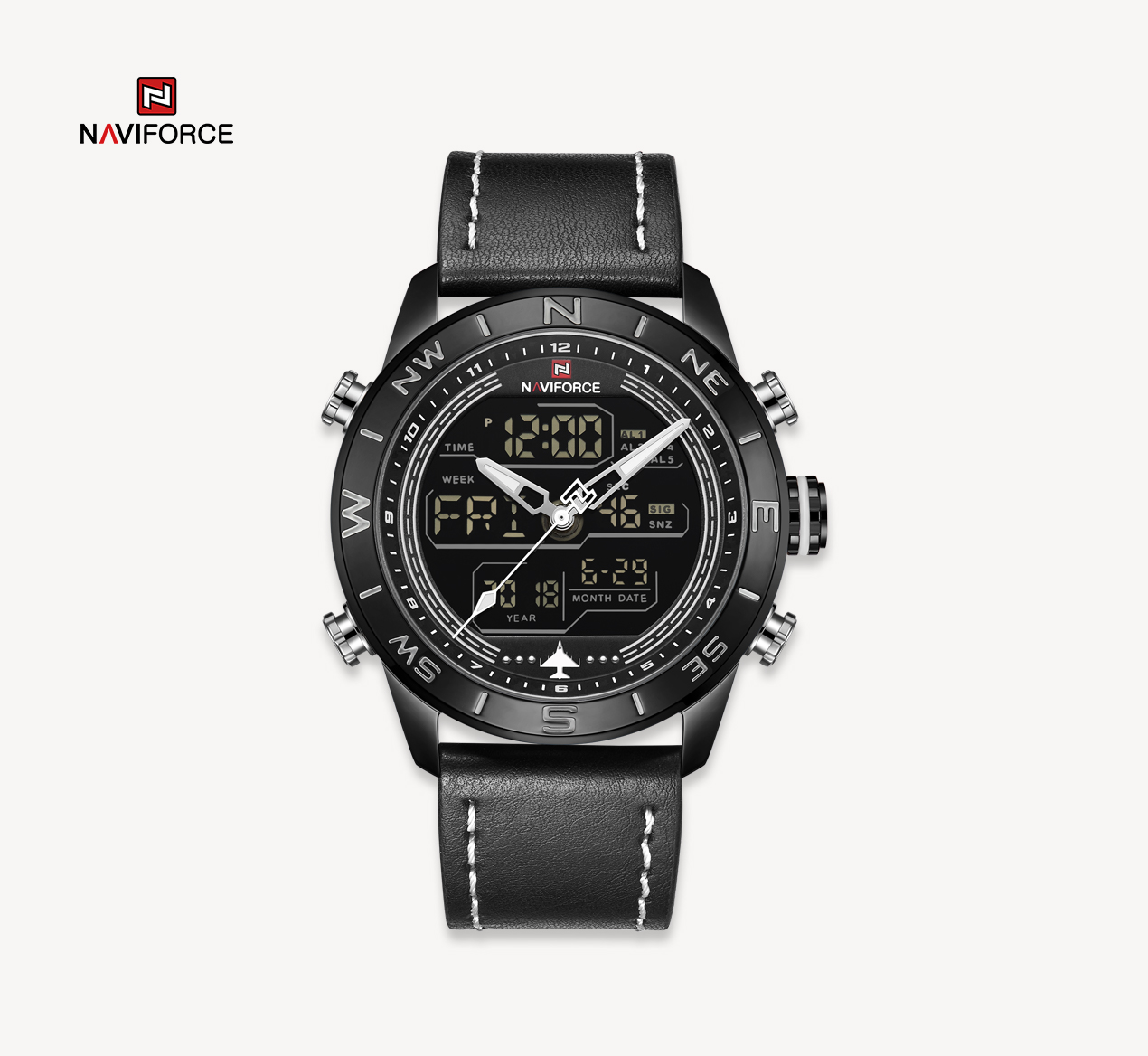 ساعت مچی مردانه نیوی فورس مدل Naviforce 9144 مشکی