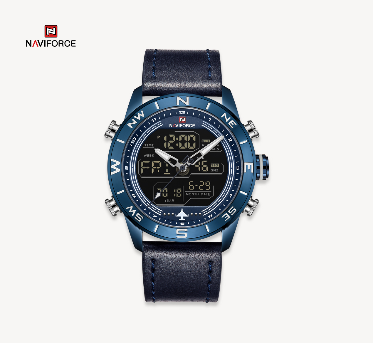 ساعت مچی مردانه نیوی فورس مدل Naviforce 9144 آبی