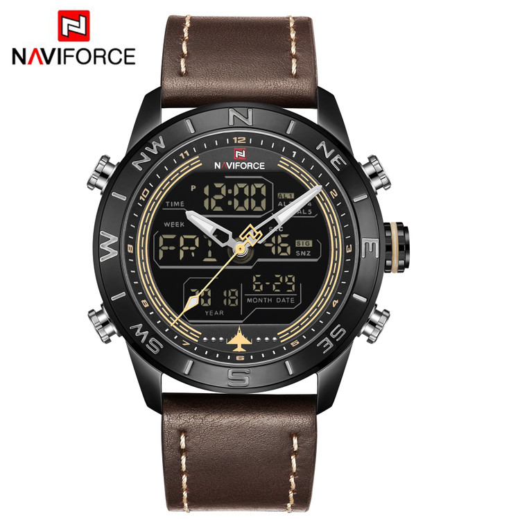 ساعت مچی مردانه نیوی فورس مدل Naviforce 9144 قهوه ای