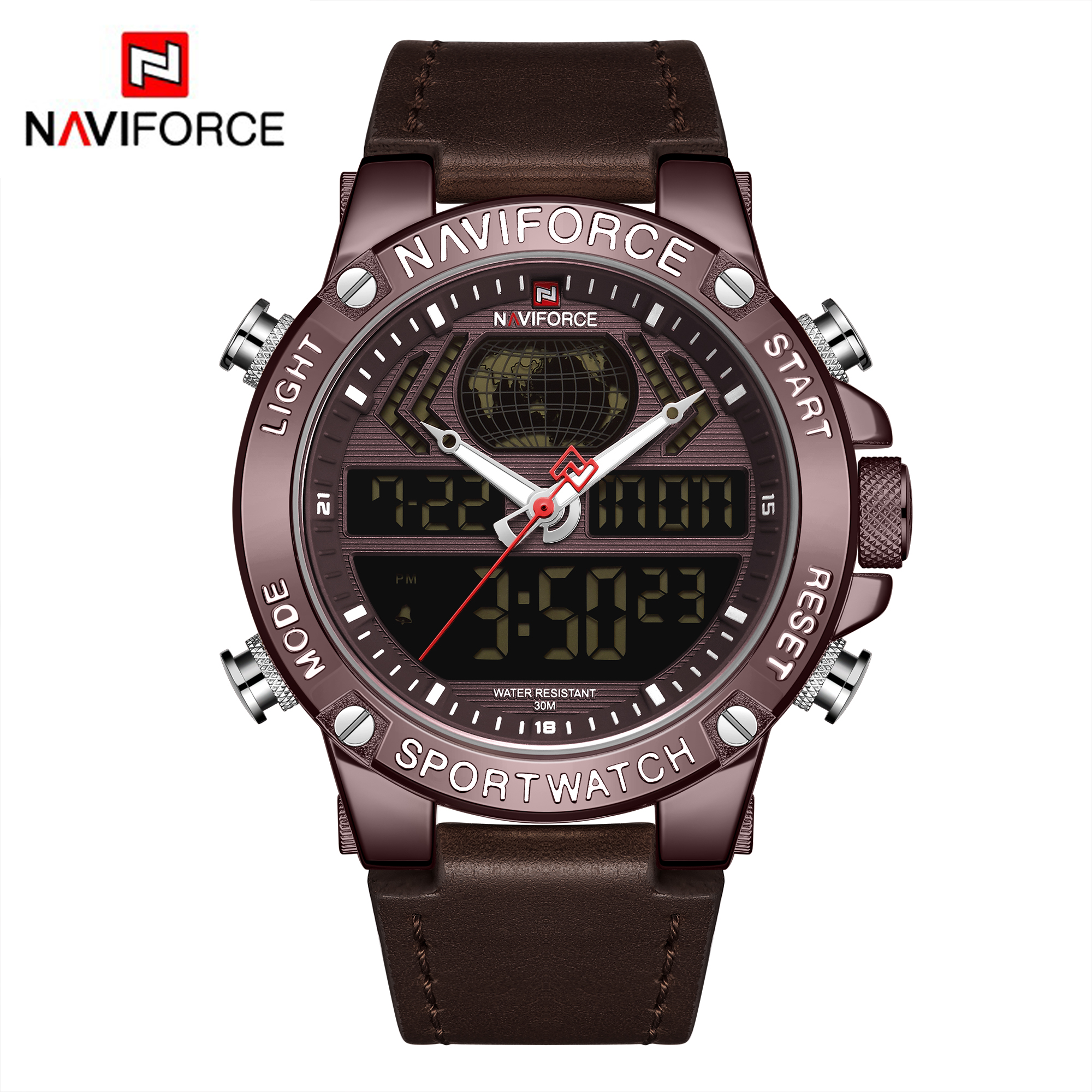 ساعت مچی مردانه نیوی فورس مدل naviforce 9164 کافی