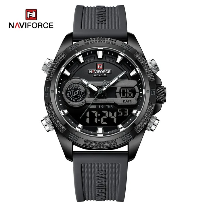 ساعت مچی مردانه نیوی فورس مدل NAVIFORCE 9223 خاکستری