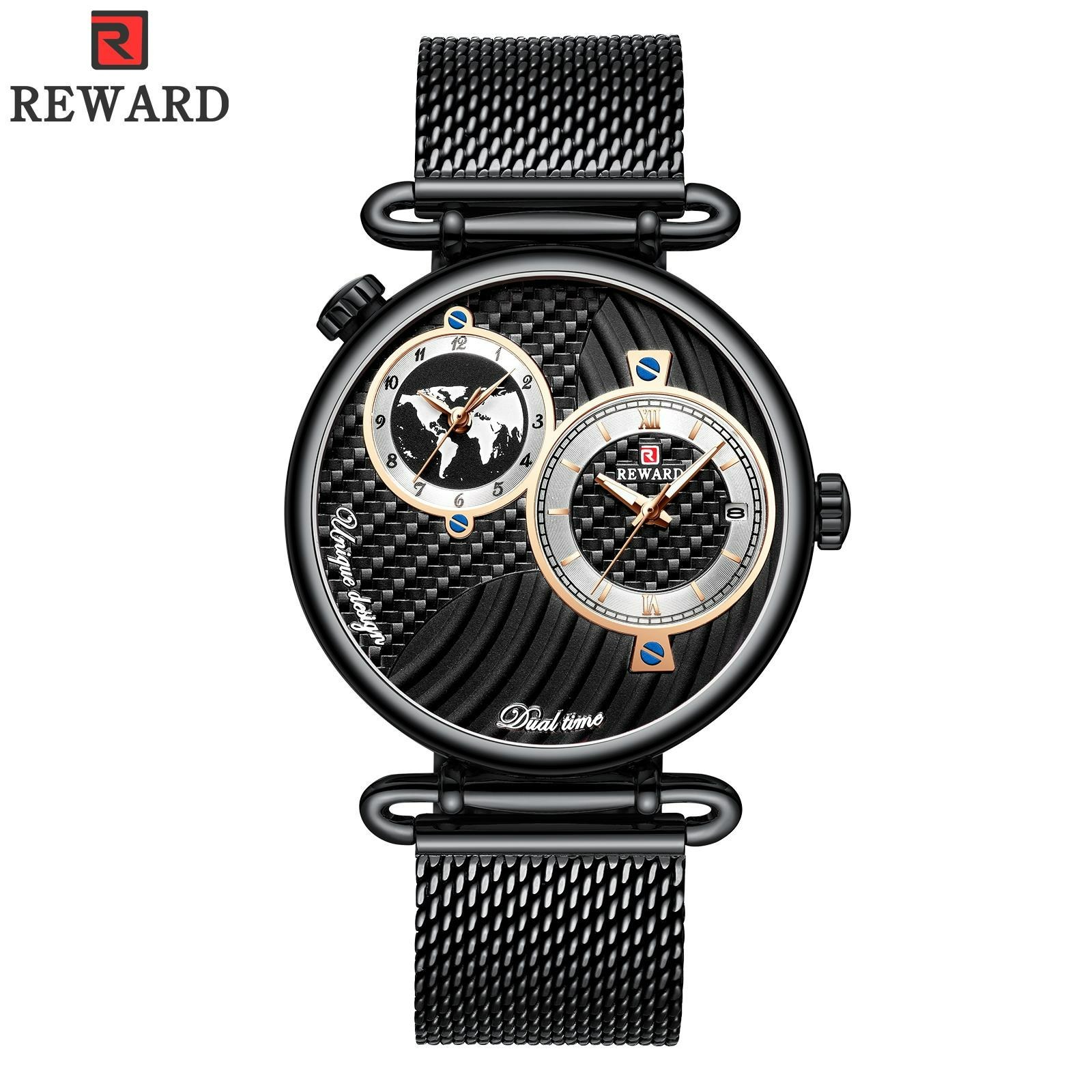 ساعت مچی آنالوگ مردانه ریوارد مدل REWARD 62002 مشکی