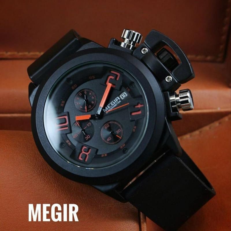 پک دو عددی ساعت عمده اورجینال سه موتور فعال کرنوگراف MEGIR مگیر اصلی